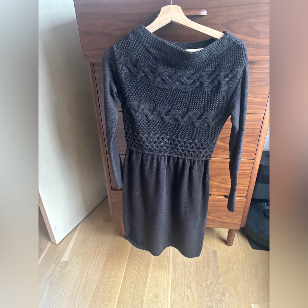 MaxMara Chocolate Knit Dress